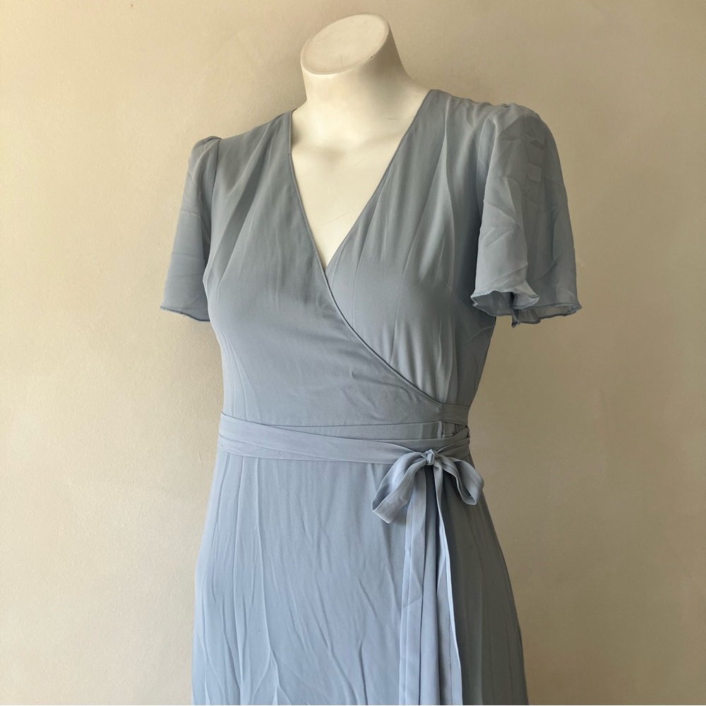 Show Me Your Mumu | Noelle Flutter Bridesmaid Wedding Guest Easter Wrap Dress - Picture 2 of 11
